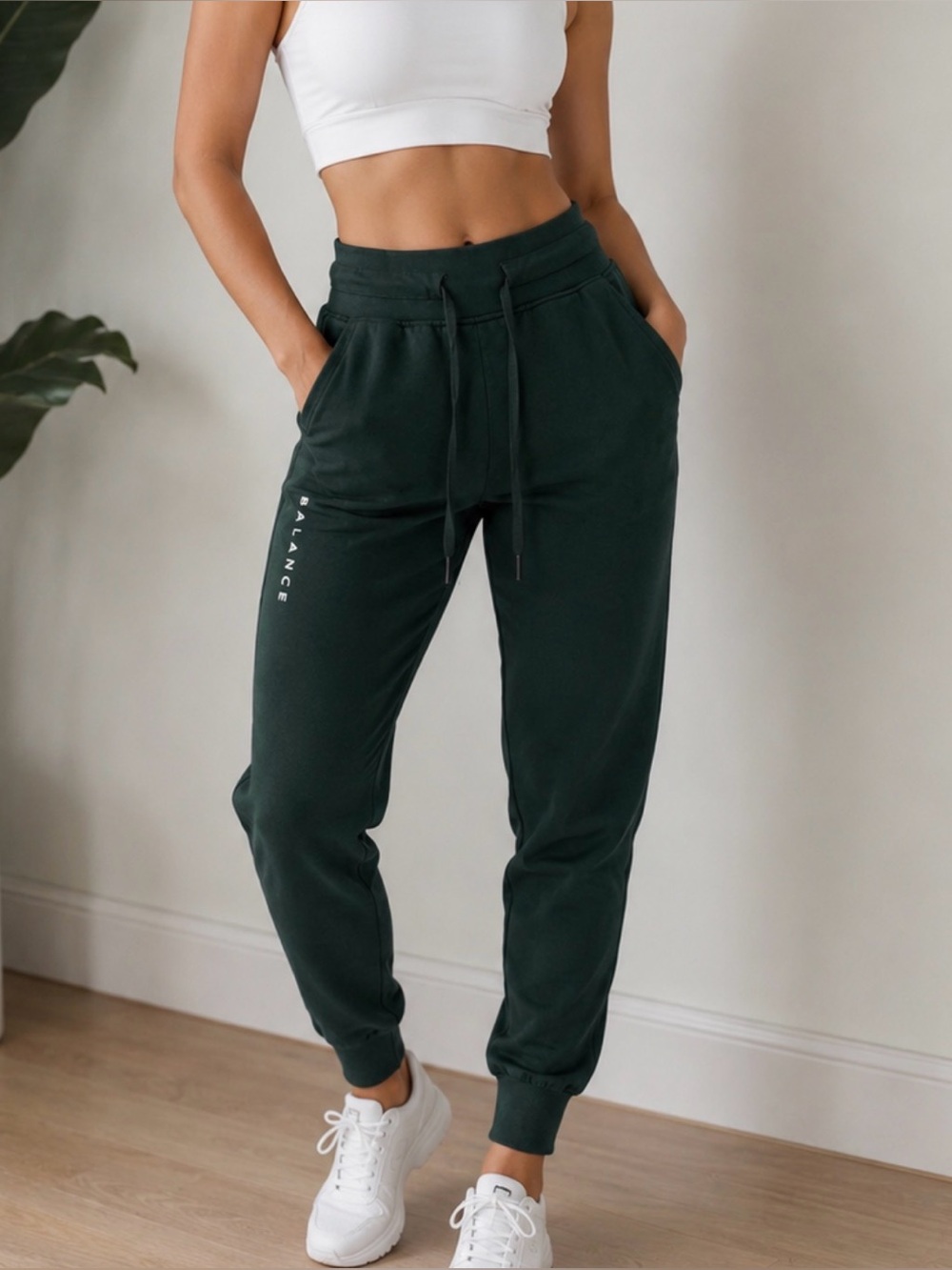 Balance Athletica Dark Green Joggers